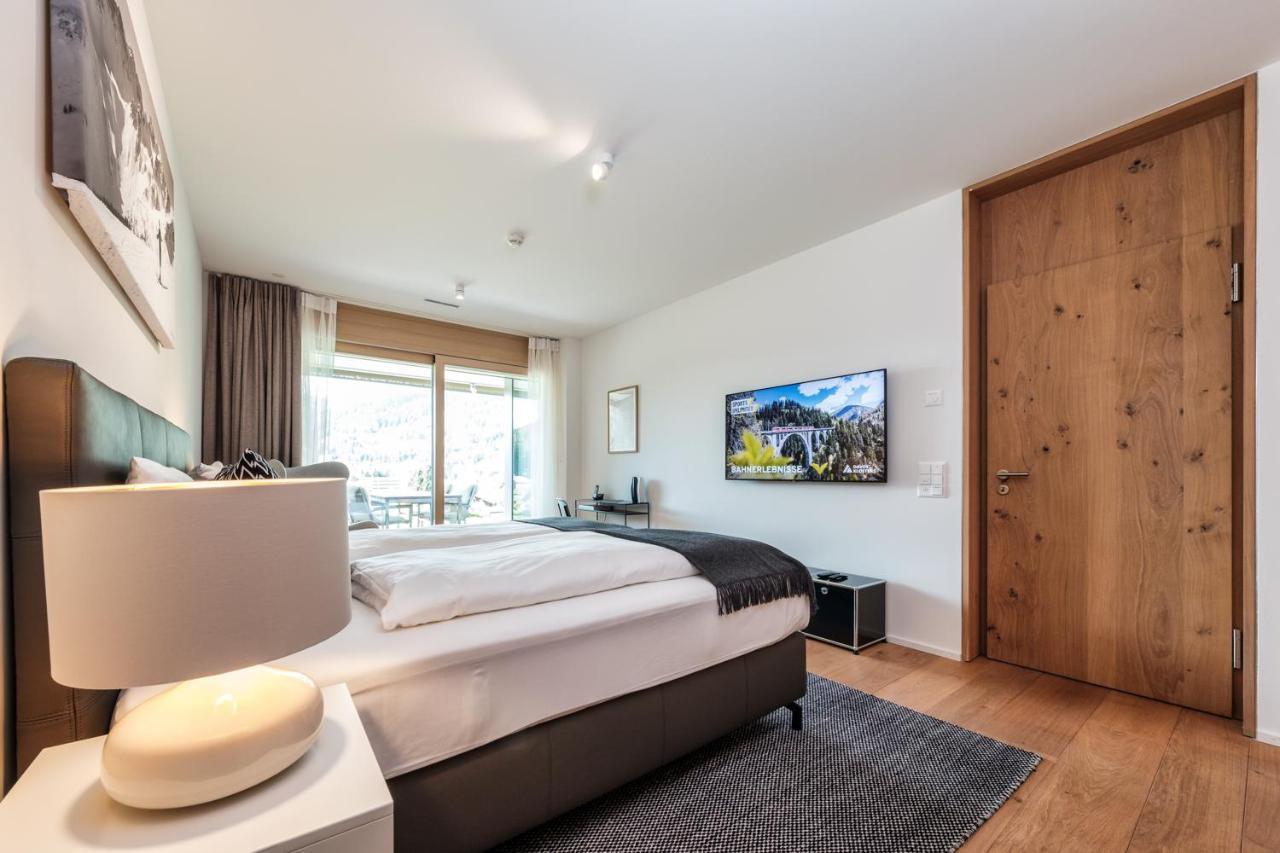 Luxury Panorama Apartment With Alpengold Spa Access Davos Exterior photo